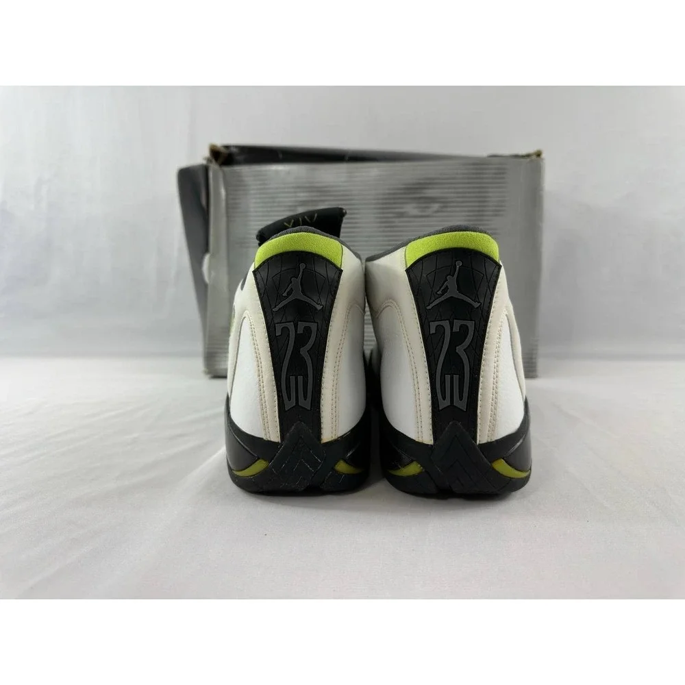 Nike Air Jordan 14 Retro 'White Chartreuse' 2005 Men's 311832-132 Size 12